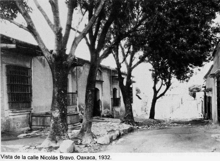 Fotos antiguas de Oaxaca, Calles, Nicolás Bravo